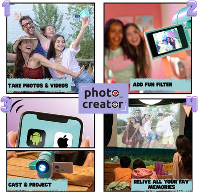 Photo Creator Video Projector Camera
