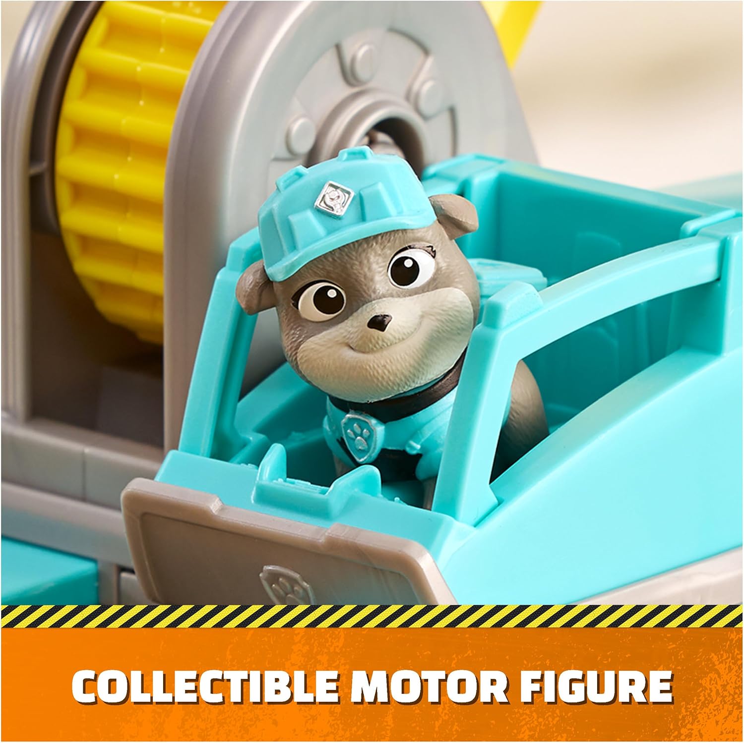 Paw Patrol Rubble And Crew Motor's Mega Hammer Vehicle And Figure