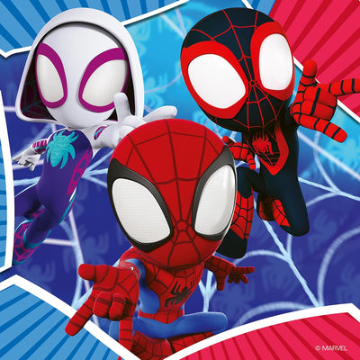 SpiderMan Spidey And His Amazing Friends 3 x 49pc Jigsaw Puzzles