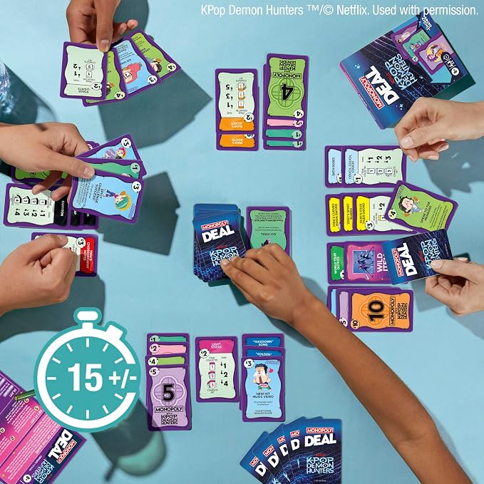 Monopoly Deal K Pop Demon Hunters
