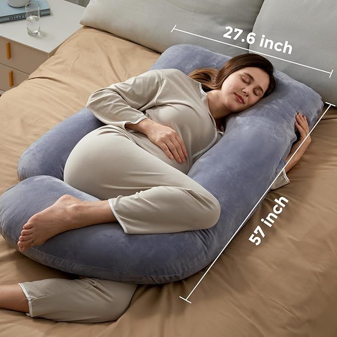Momcozy Huggable U Shaped Pregnancy Pillow
