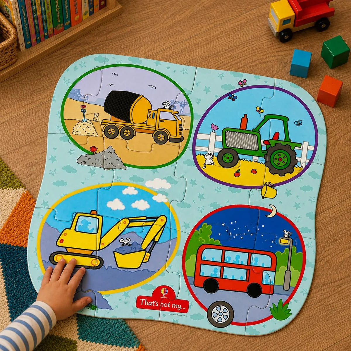That's Not My First Floor Puzzle 12pc Jigsaw Puzzle Vehicles