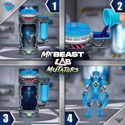 Mr Beast Lab Swarms Mutation Chamber Stealth Panther Action Figure