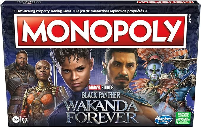 Monopoly Marvel Black Panther Wakanda Forever