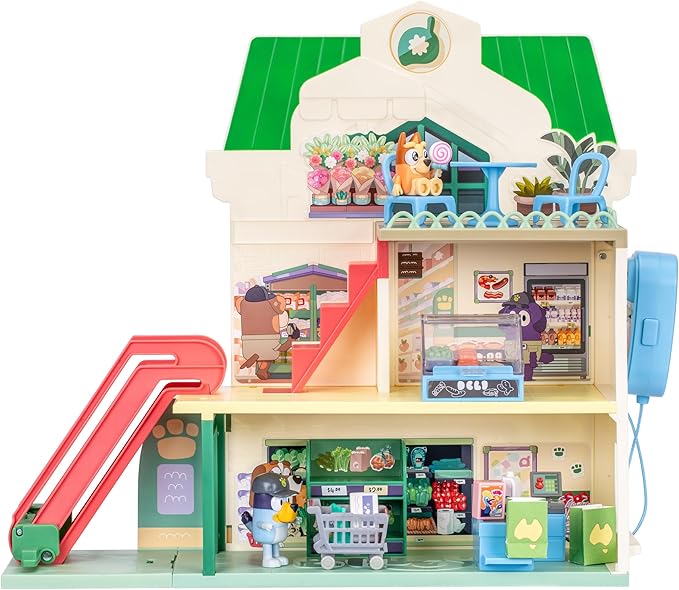 Bluey Let's Play Chef Supermarket Playset With Sounds