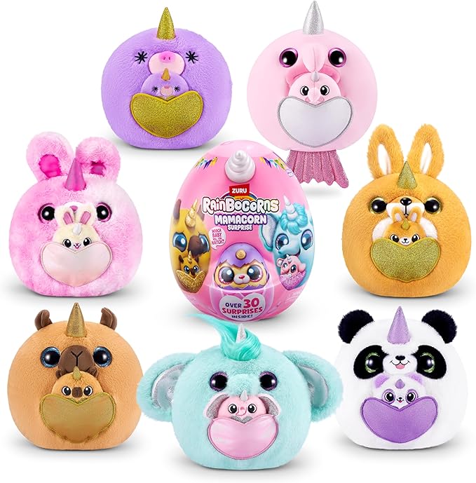Rainbocorns Mamacorn Surprise Plush Soft Toy Assorted