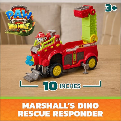 Paw Patrol Dino Rescue Responder Vehicle And Marshall Figure