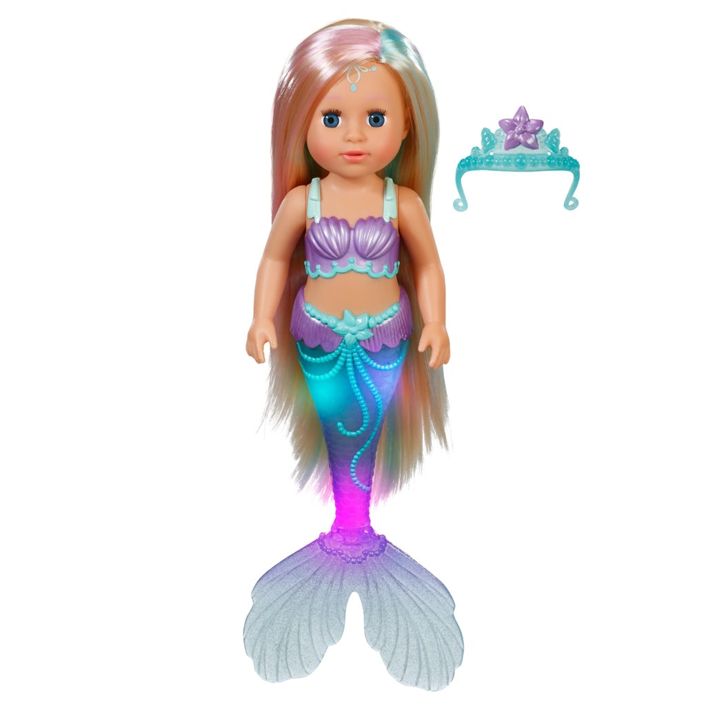 Baby Born Mermaid Doll With Light Up Tail 43cm