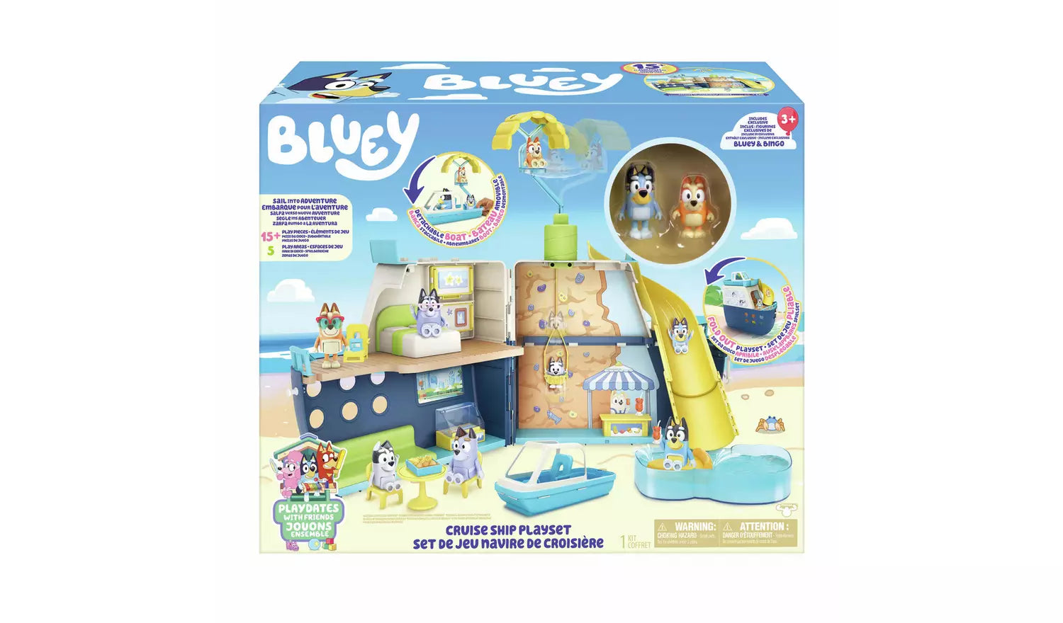 Bluey Cruise Ship Playset