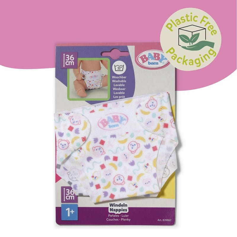 Baby Born Nappies 2pk