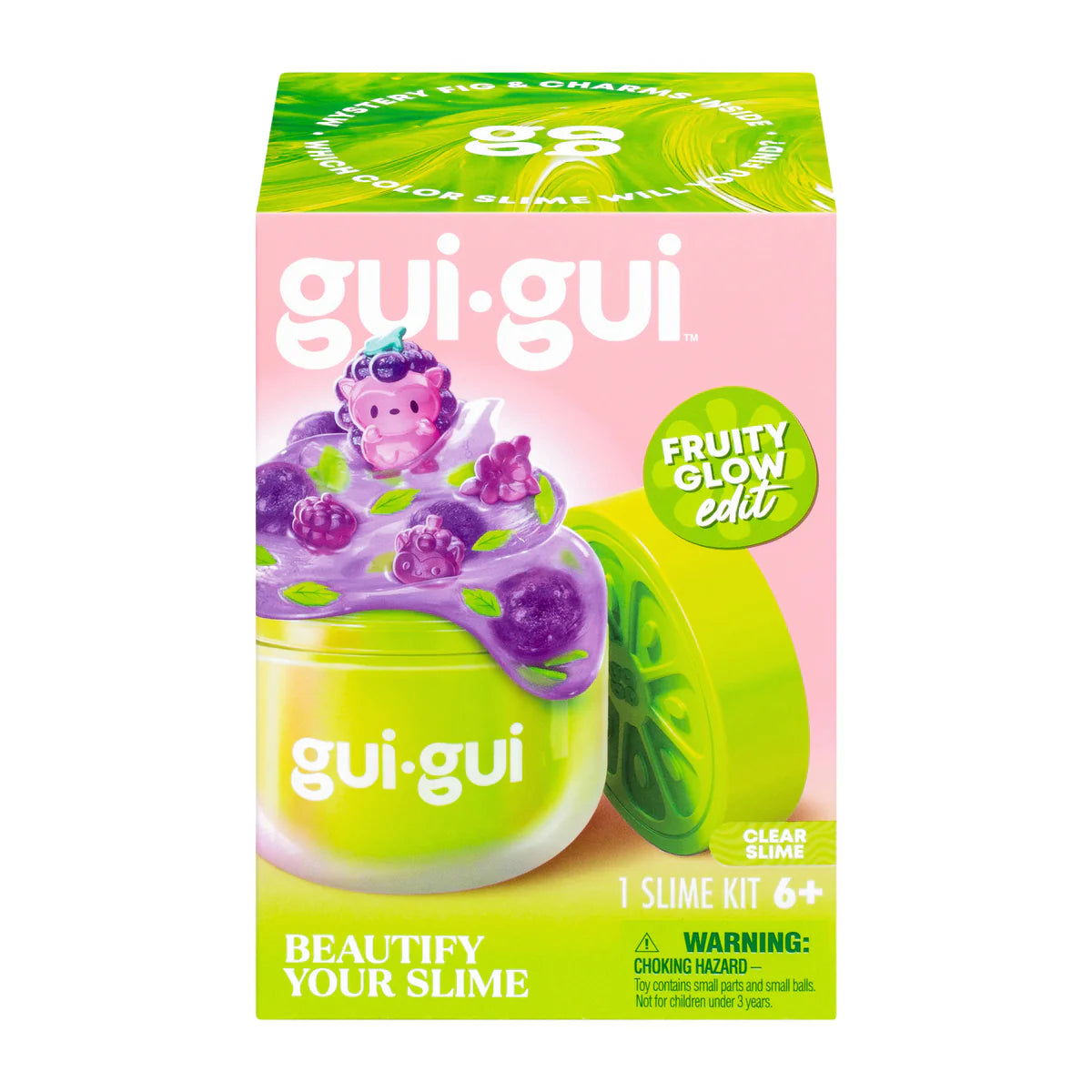 Gui Gui Beautify Your Slime Fruity Glow Assorted Colours