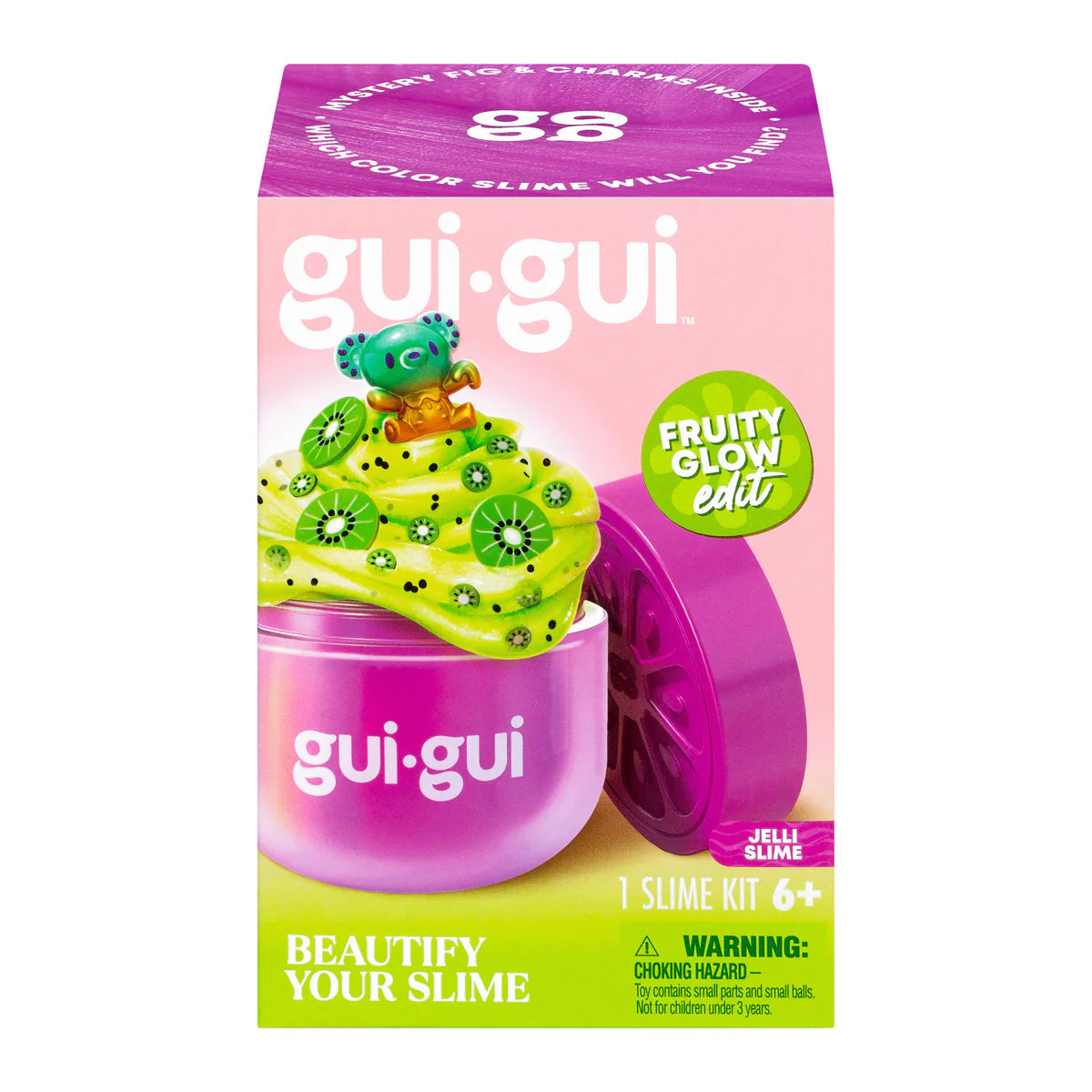 Gui Gui Beautify Your Slime Fruity Glow Assorted Colours