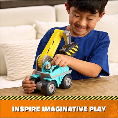 Paw Patrol Rubble And Crew Motor's Mega Hammer Vehicle And Figure