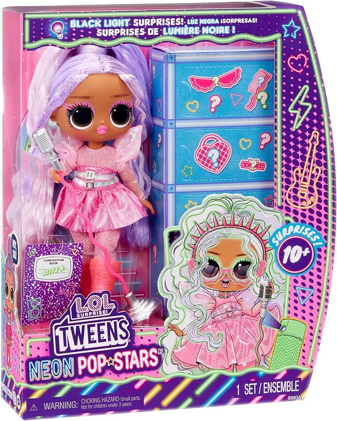 LOL Surprise! OMG Tweens Doll Neon Pop Stars Kitty K