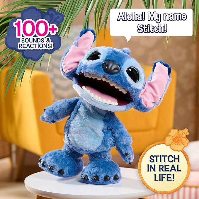 Disney Stitch Ultimate Interactive Plush Stitch Toy