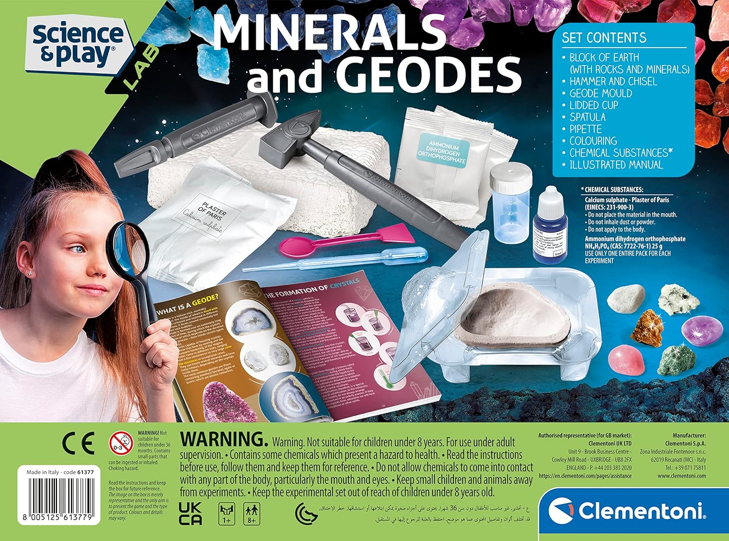 Science And Play Minerals And Geodes Playset