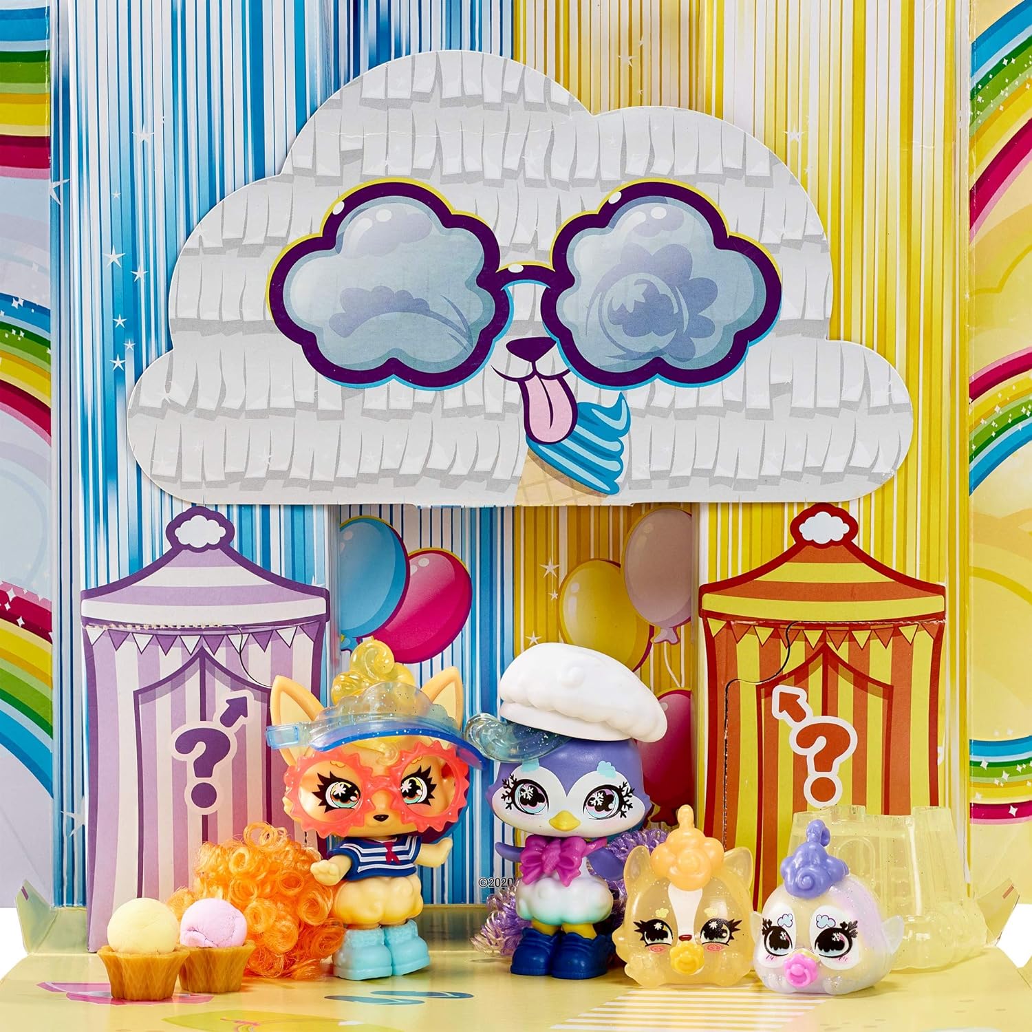 Cloudees Beach Party Pack Mini Doll And Accessories Playset