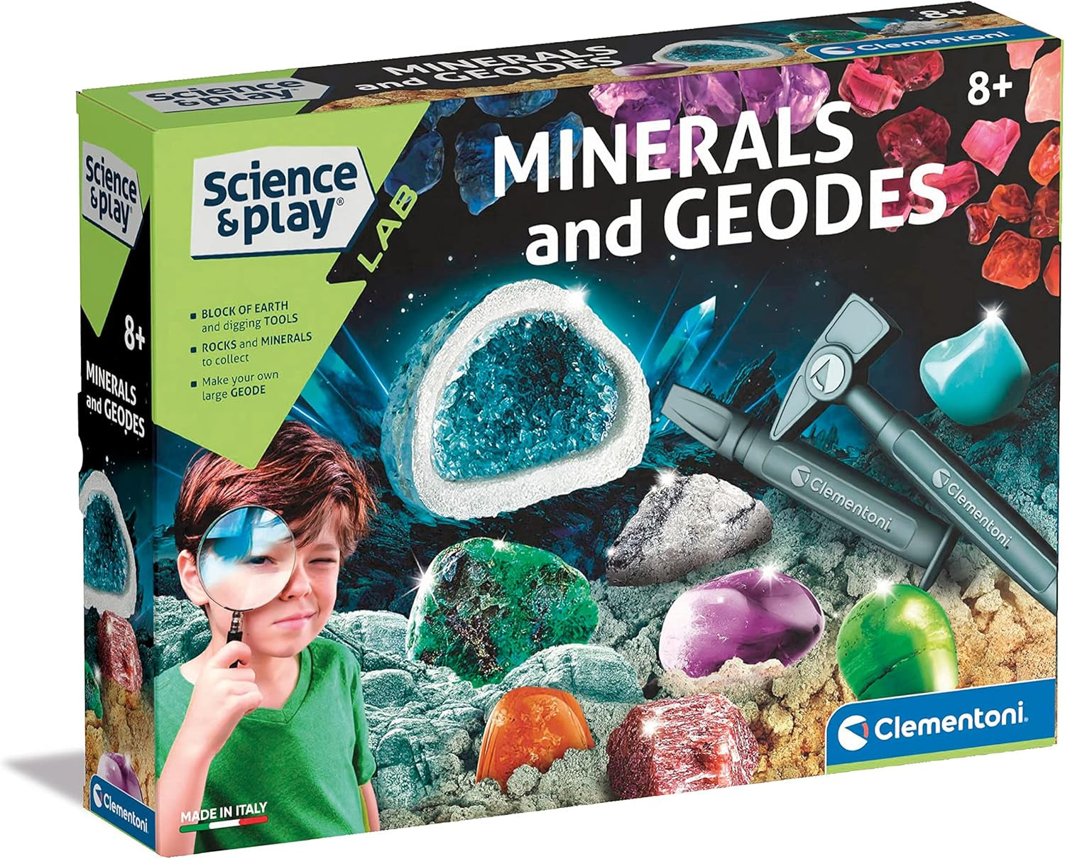 Science And Play Minerals And Geodes Playset