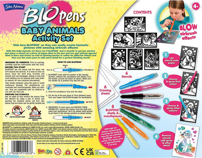 Blo Pens Baby Animals Activity Set