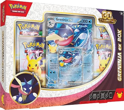 Pokemon TCG 30th Celebration Greninja EX Box