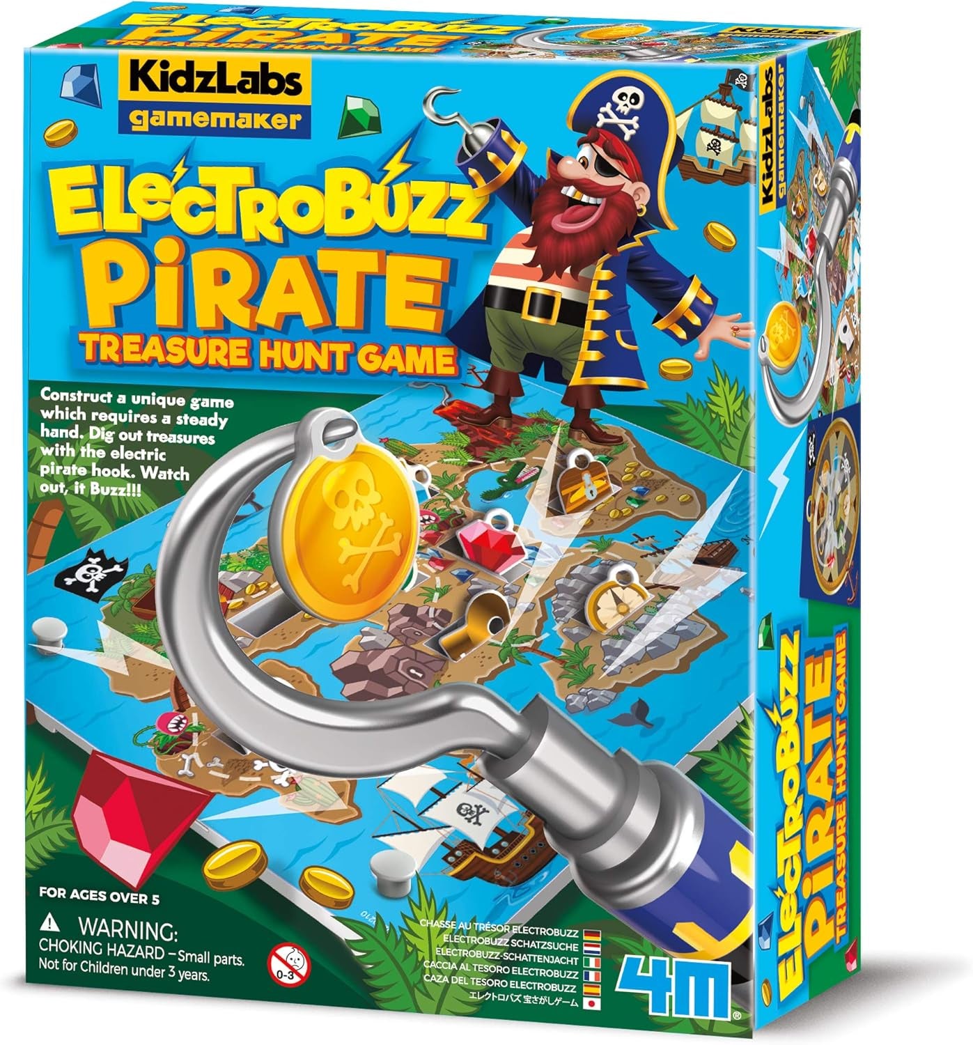 KidzLabs Game Maker Electro Buzz Pirate Treasure Hunt Game