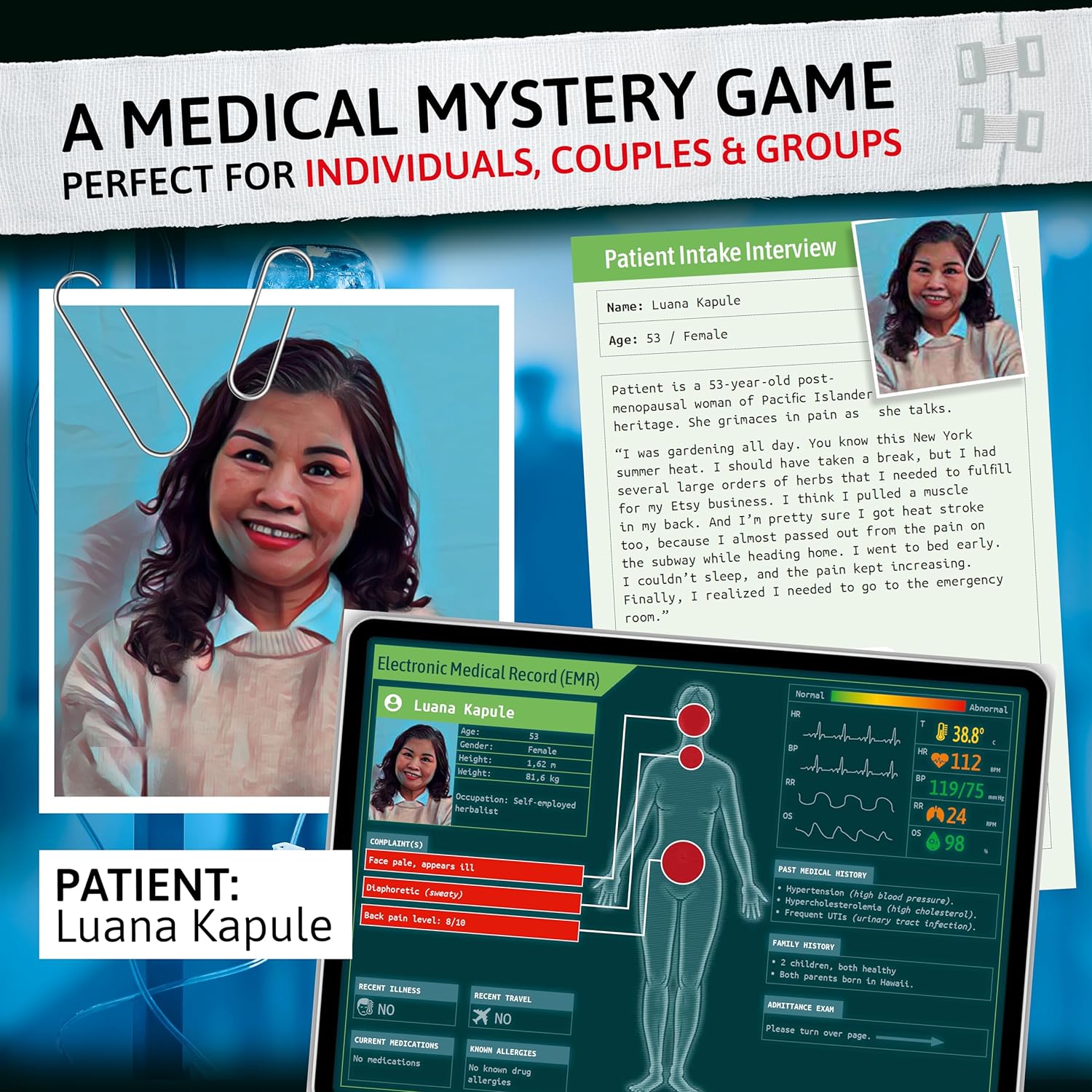 Medical Mysteries Game New York Emergency Room