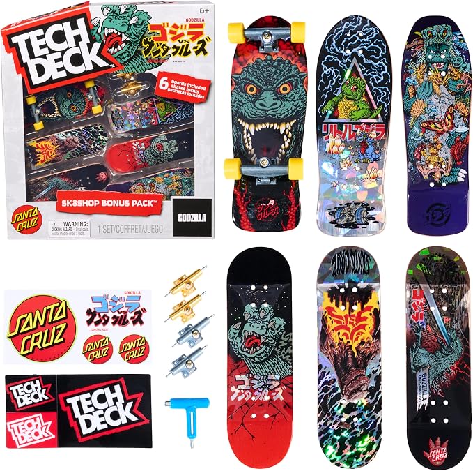 Tech Deck 96mm 6 Board Bonas Pack