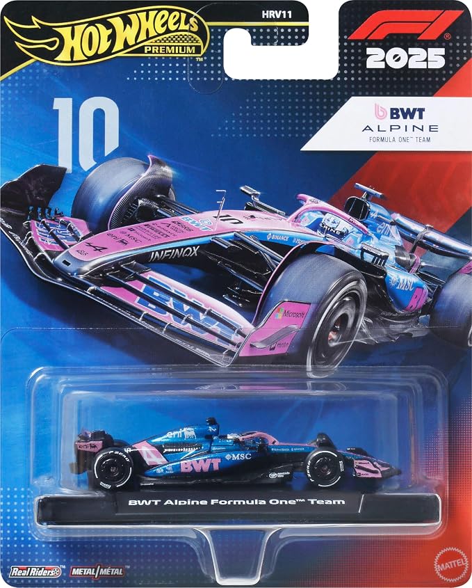 Hot Wheels Premium F1 BWT Alpine Pierre Gasly