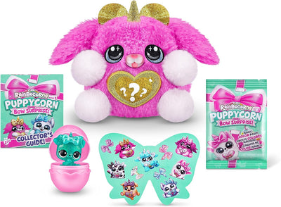 Rainbocorns Puppycorn Bow Surprise Soft Toy