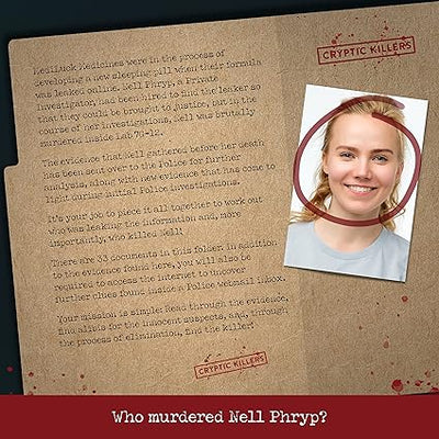 Cryptic Killers Murder At Mediluck Medicnes