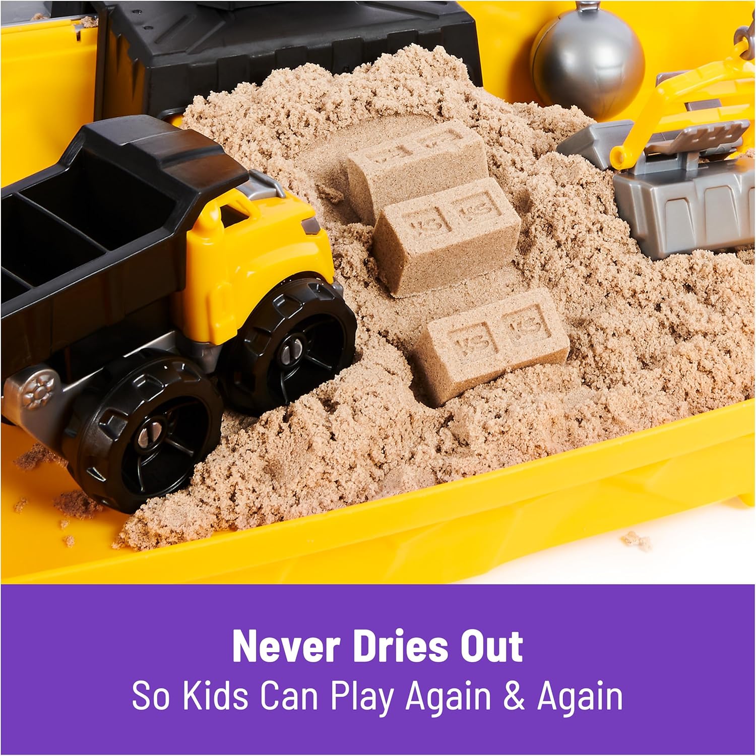 Kinetic Sand Construction Site Playset