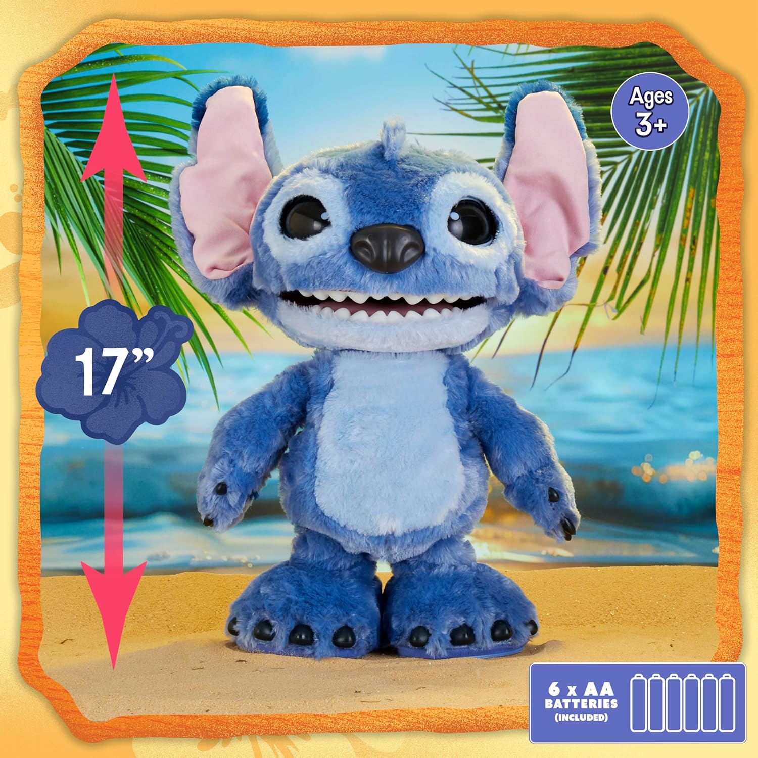 Disney Stitch Ultimate Interactive Plush Stitch Toy