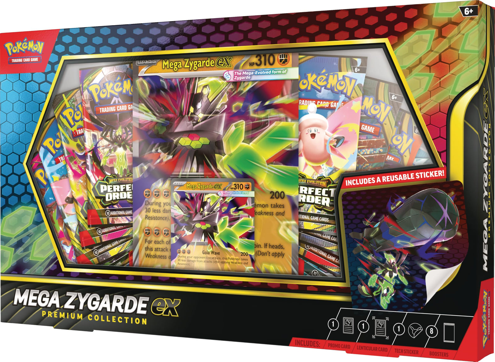 Pokemon TCG Mega Zygarde Premium Collection EX Box