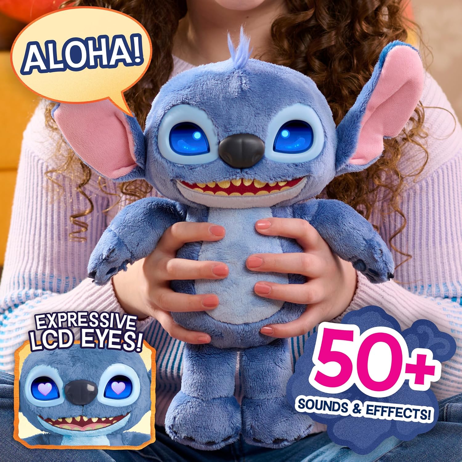 Disney Stitch Many Moods Stitch Interactive Toy