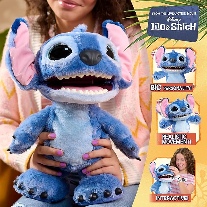 Disney Stitch Ultimate Interactive Plush Stitch Toy