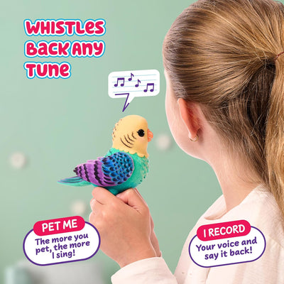 Little Live Pets My Really Real Bird And Cage Teal