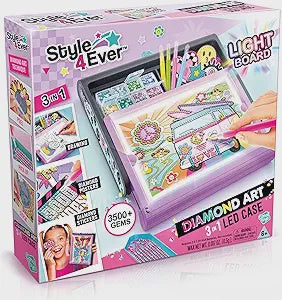 Style 4 Ever Diamond Art Light Board Playset