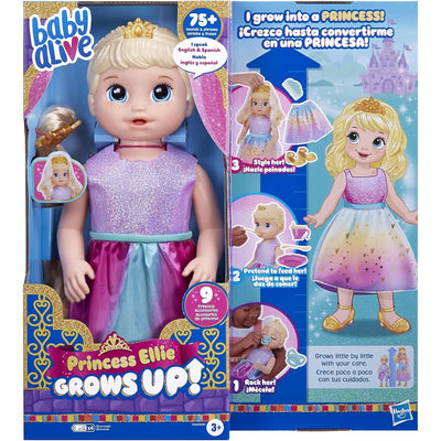 Baby Alive Princess Ellie Grows Up Doll