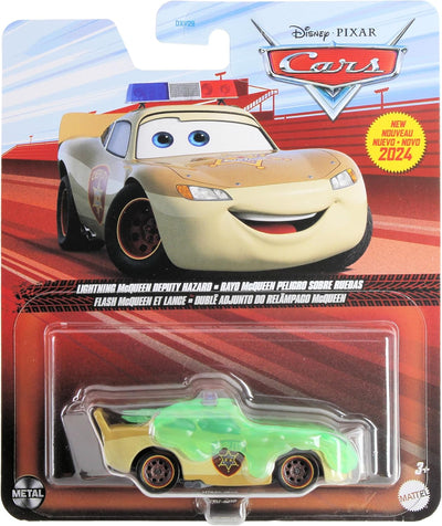 Disney Cars Die Cast Vehicle Lightning McQueen Deputy Hazard