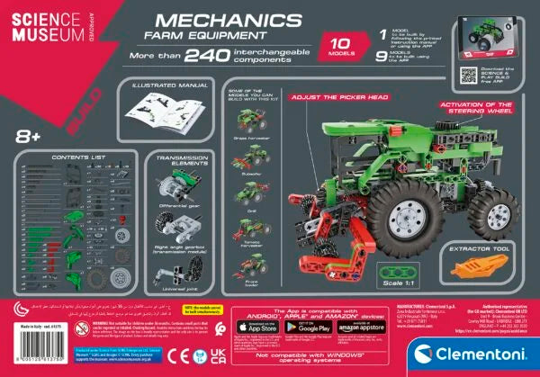 Mechanics Laboratory Farm Equipment 10 Model Construction Set