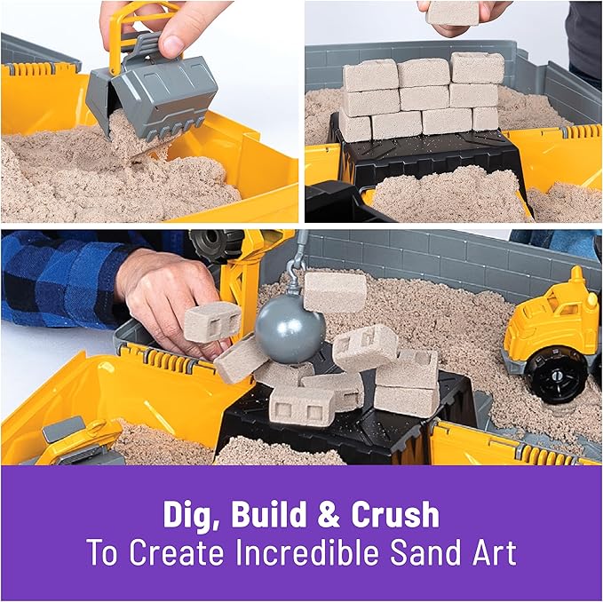 Kinetic Sand Construction Site Playset