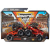 Monster Jam Lumberjack vs Axe Twin Pack 1:64