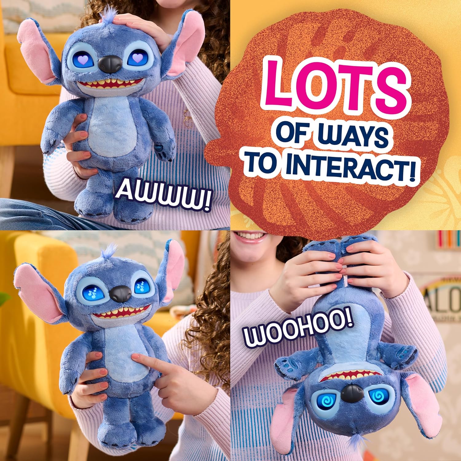 Disney Stitch Many Moods Stitch Interactive Toy