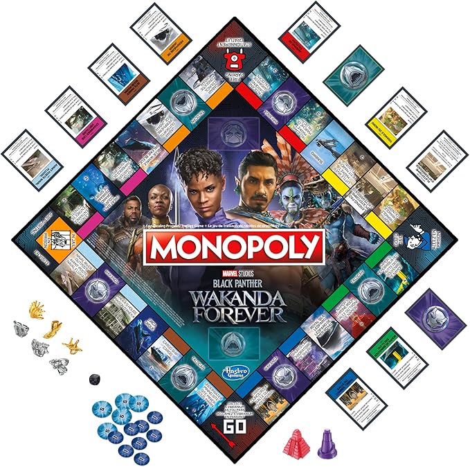 Monopoly Marvel Black Panther Wakanda Forever