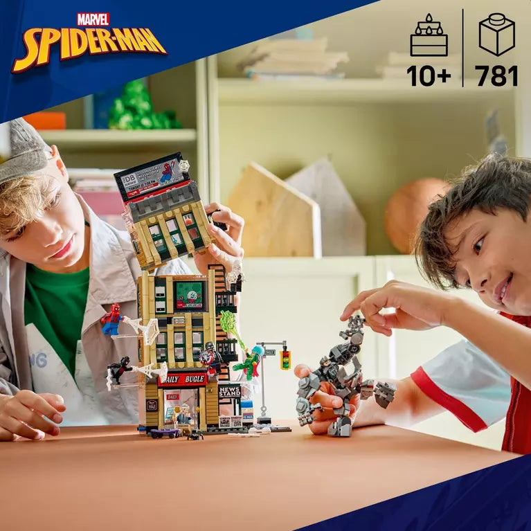 Lego Marvel 76342 SpiderMan vs Mysterio The Daily Bugle