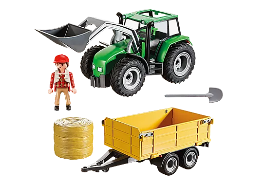 Playmobil Country 9317 Tractor With Trailer
