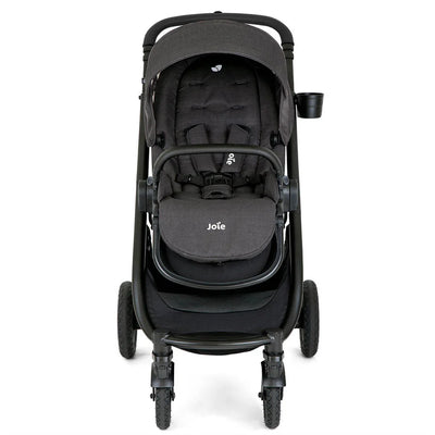 Joie Versatrax Travel System With 360 Rotation Seat and Isofix Car Seat Base Shale