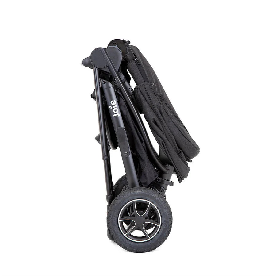 Joie Versatrax Travel System With 360 Rotation Seat and Isofix Car Seat Base Shale