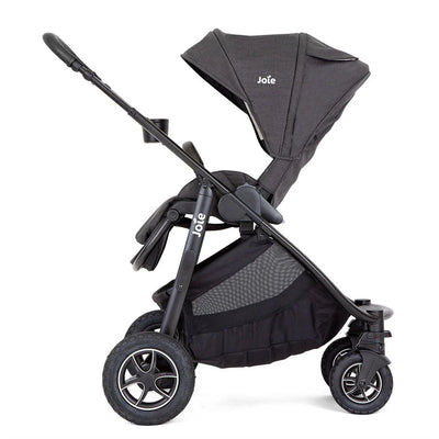 Joie Versatrax Travel System With 360 Rotation Seat and Isofix Car Seat Base Shale