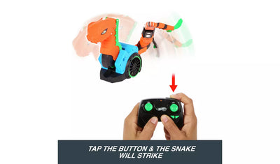 Hot Wheels Remote Control Let's Race Slither N' Strike Snake With Hot Wheels Car